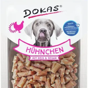 Saisonangebot DOKAS Hühnchen m Reis/Sesam 70 g